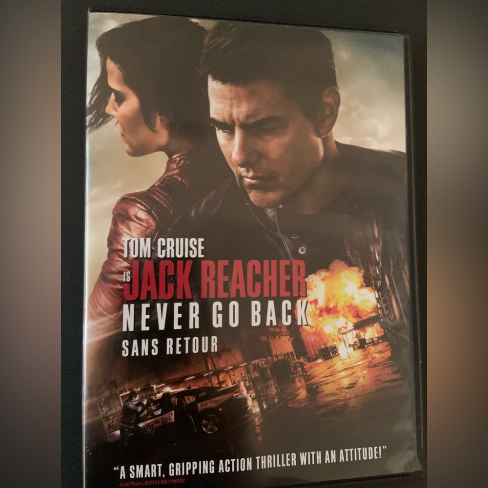 Jack Reacher: Never Go Back DVD